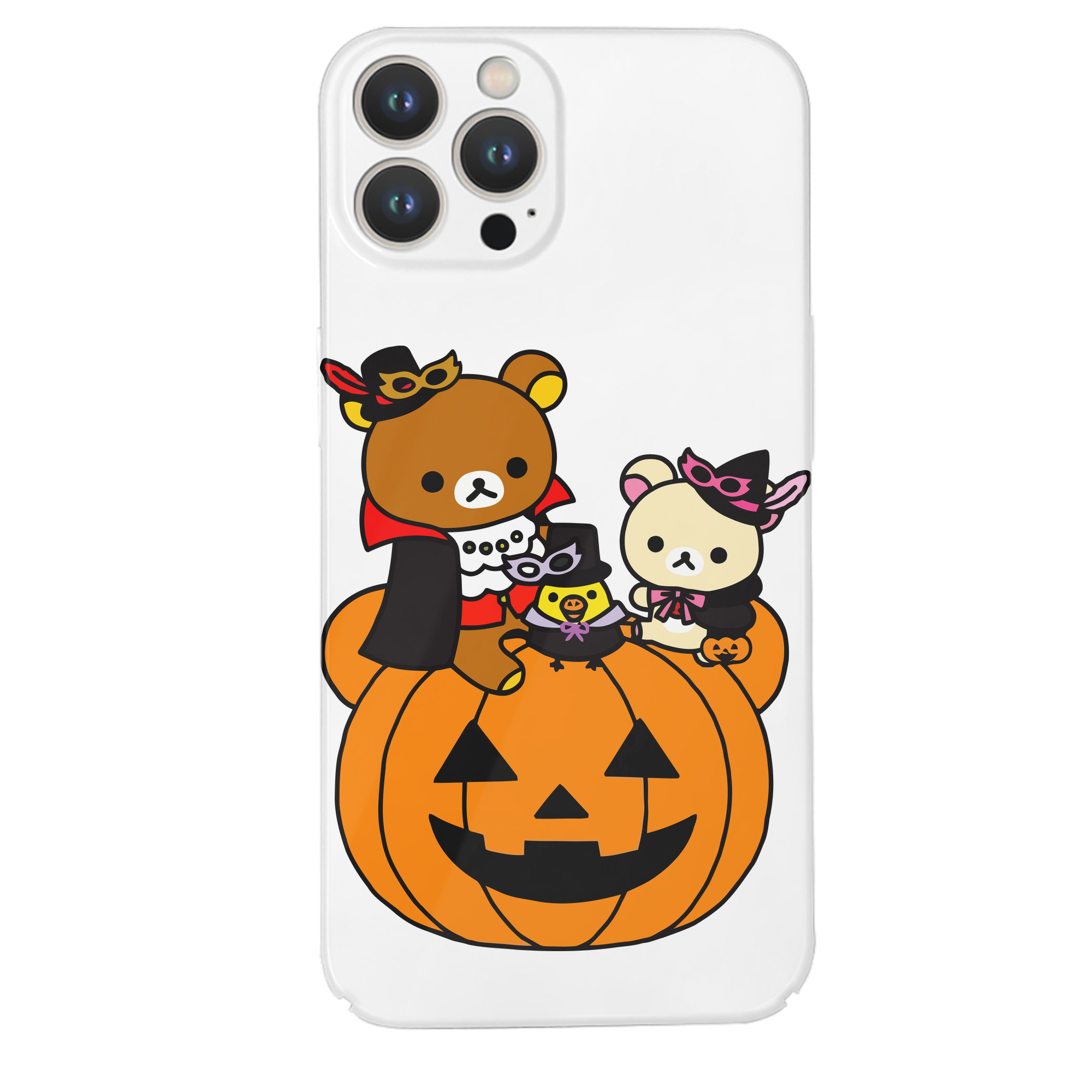 （画像用） リラックマ リラックマ キイロイトリ Rilakkuma Korilakkuma Kiiroitori 【iPhone 14シリーズ対応】ハードケース